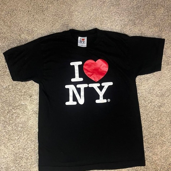 Tops - I ❤️ NY Black Graphic Baby Tee Y2K NYC Downtown Girl Streetwear Size S